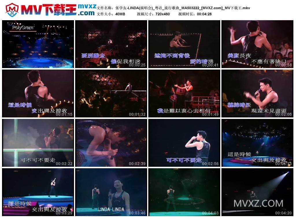 张学友-LINDA(演唱会)_粤语_流行歌曲_MA503222